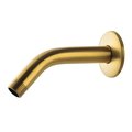 Kingston Brass 6Inch Shower Arm with Flange, Brushed Brass K206M7